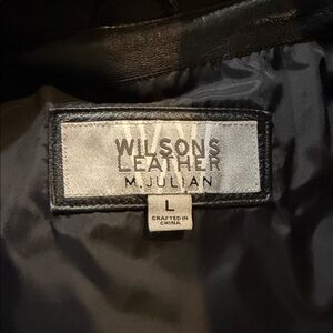 Wilsons Leather Black Jacket